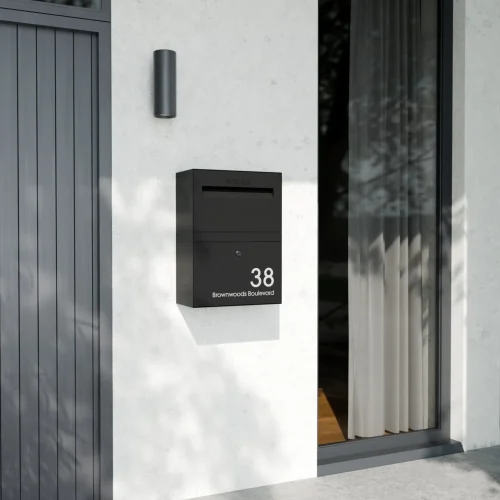 Rome Medium Modern House Black View B