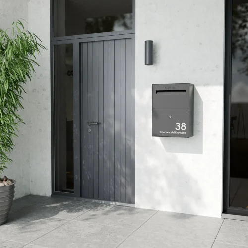 Rome Medium Modern House Grey View A