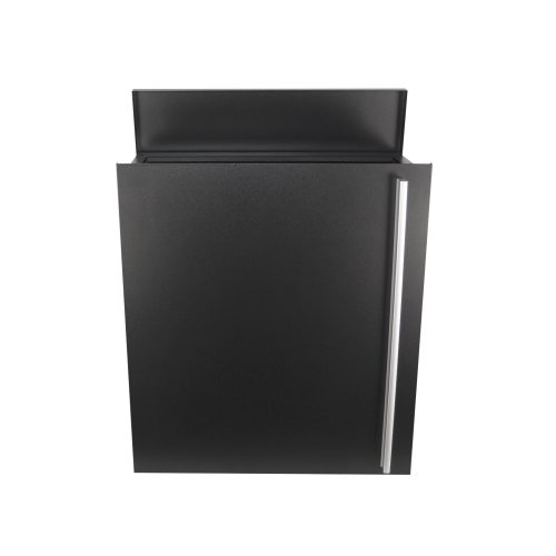 Wall Mounted Letterbox + HD black front top open