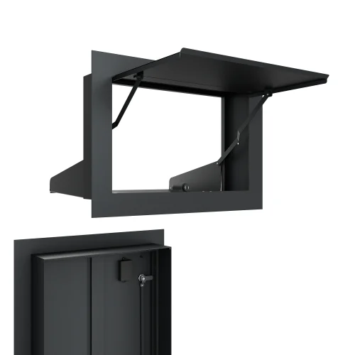 Windsor Medium Product Render_Black_View C